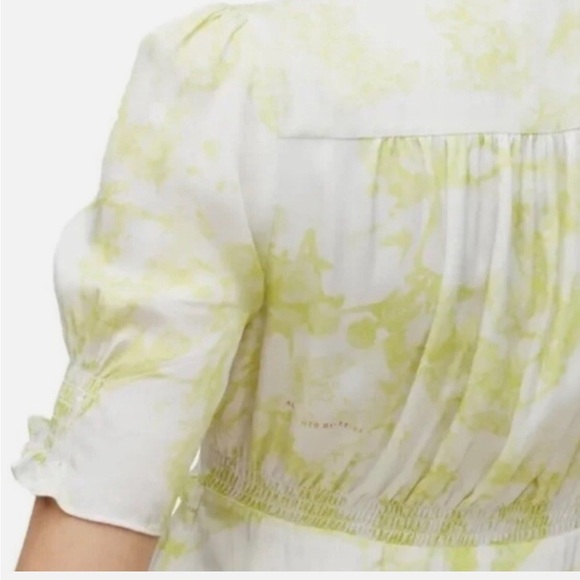 ALL SAINTS Demi Marama Dress-Citrus - Picture 8 of 9